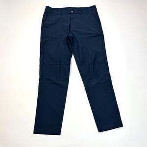 Lululemon Commission Pant Mens 34‎ Flaw* Stretch Warpstreme Gym Pockets Navy